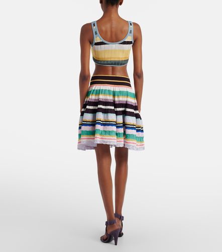 Alaïa Minifalda de punto a rayas - Alaia - Modalova