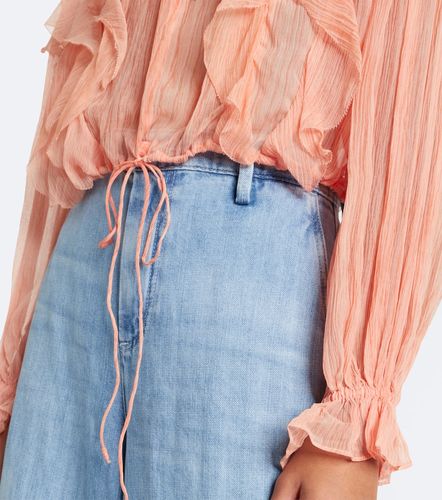 Delfina ruffled silk chiffon blouse - Ulla Johnson - Modalova