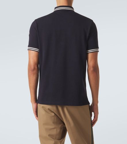 Moncler Polo de piqué de algodón - Moncler - Modalova
