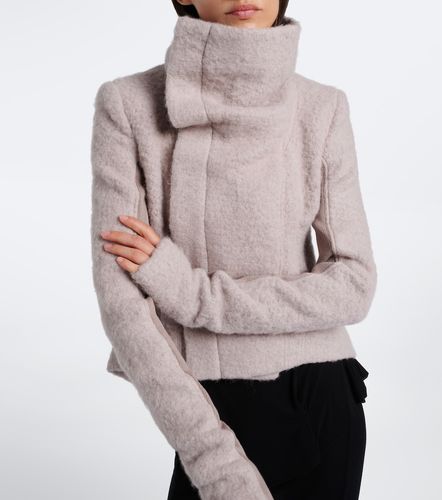 Giacca asimmetrica in misto alpaca e lana - Rick Owens - Modalova
