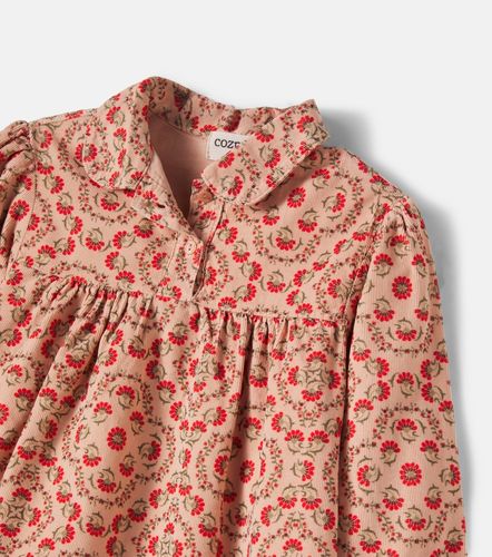 Vestido de pana de algodón floral - Cozmo - Modalova