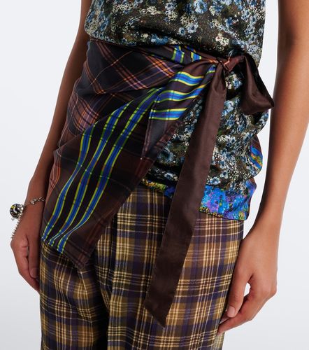 Wickeltop aus Seidentwill - Dries Van Noten - Modalova