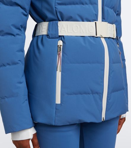 Piumino da sci con cintura e shearling - Yves Salomon - Modalova