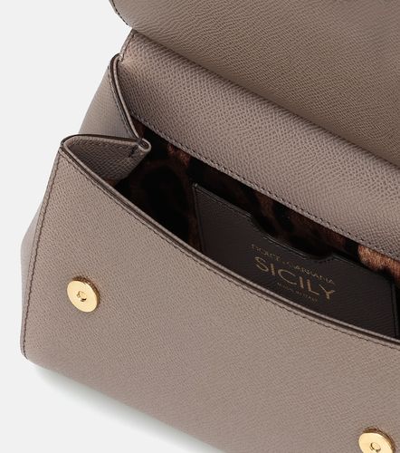 Sicily Small leather shoulder bag - Dolce&Gabbana - Modalova
