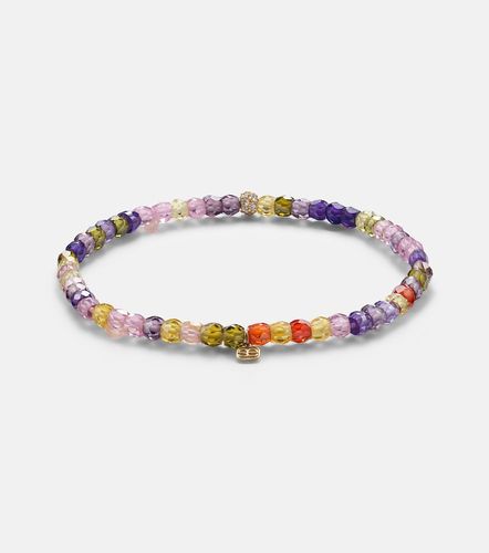 Bracciale Evil Eye in oro 14kt con diamanti - Sydney Evan - Modalova