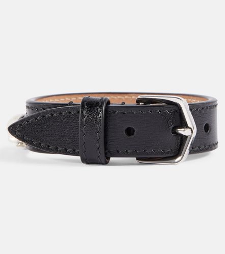 Alaïa Bracciale in pelle con madreperla - Alaia - Modalova