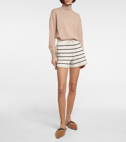 Striped cotton shorts - Brunello Cucinelli - Modalova