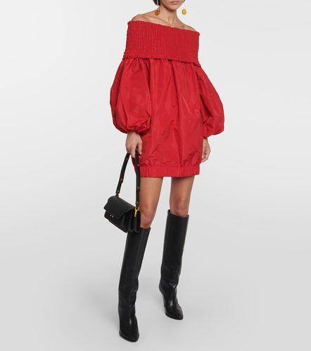 Miniabito in crêpe con scollo bardot - Patou - Modalova