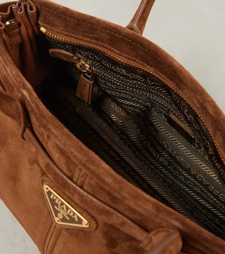 Bonnie Medium suede shoulder bag - Prada - Modalova