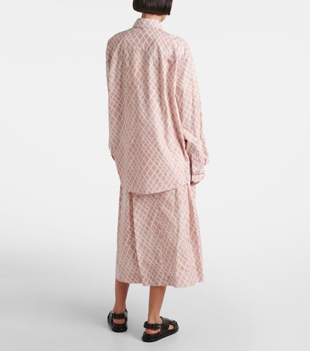 Camicia in popeline di cotone a quadri - Marni - Modalova