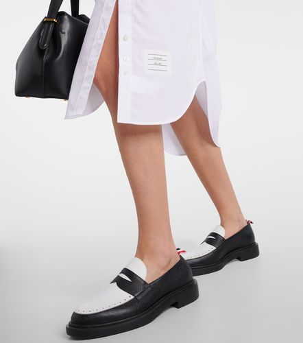 Abito chemisier RWB in cotone a righe - Thom Browne - Modalova