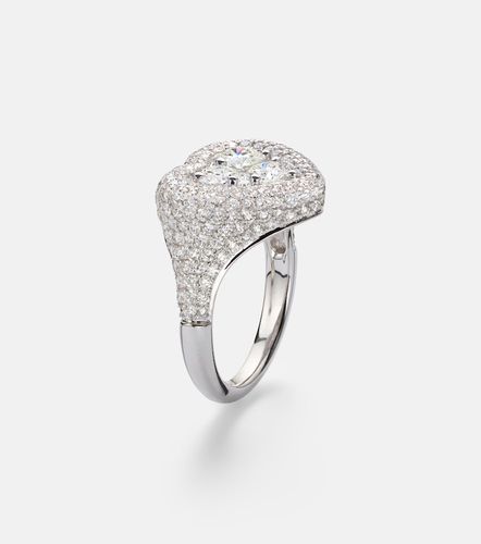 Anillo Manaal de oro de 18 ct con diamantes - Kamyen - Modalova