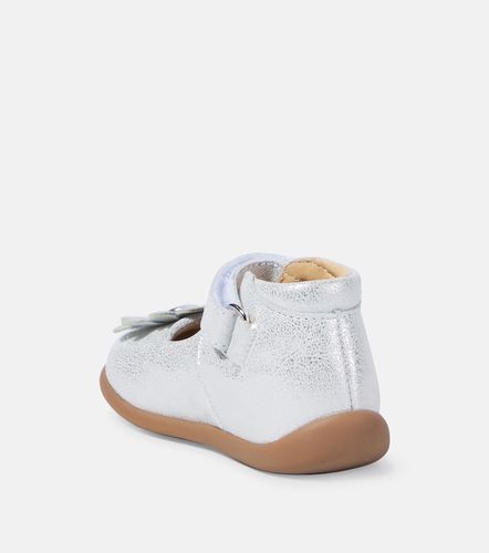 Bebé - botines Stand-Up Daisy de piel metalizada - Pom d'Api - Modalova