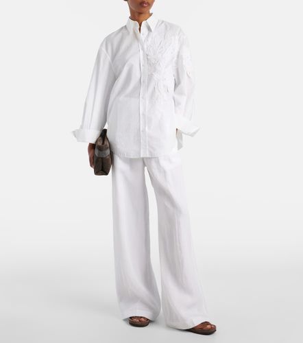 Pantalones anchos de algodón - Brunello Cucinelli - Modalova