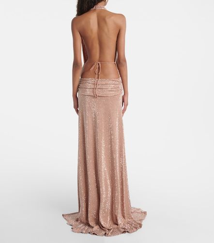 Tanit embellished open-back gown - The New Arrivals Ilkyaz Ozel - Modalova
