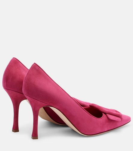 Maysale 90 suede pumps - Manolo Blahnik - Modalova