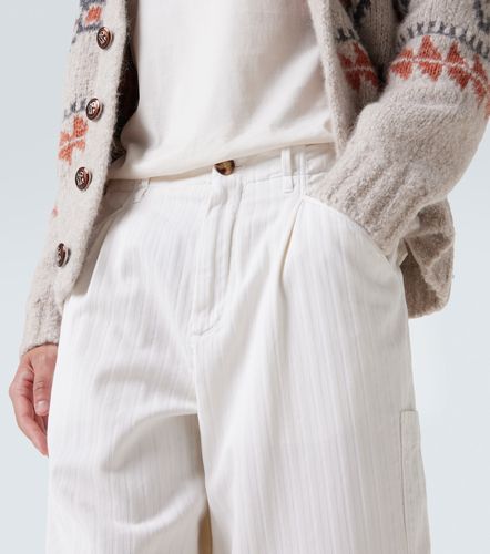 Pantalones rectos de algodón - Brunello Cucinelli - Modalova