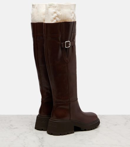 Jimmy Choo Stiefel Tamsin aus Leder - Jimmy Choo - Modalova