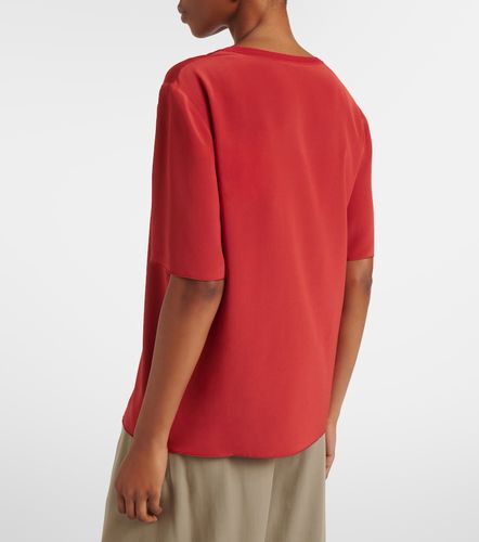 Top oversized Rubin de crepé de seda - Joseph - Modalova