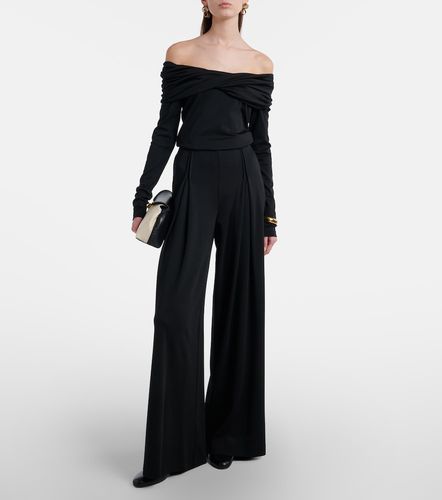 Cocco virgin wool jersey wide-leg pants - Max Mara - Modalova