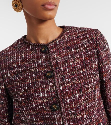 Cropped cotton-blend boucle jacket - Etro - Modalova