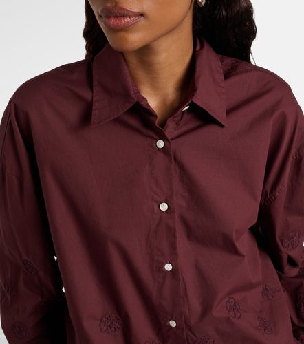 Camicia in cotone con ricamo - Juliet Dunn - Modalova