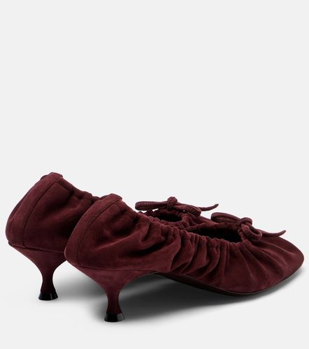 Pumps Gather Around in suede con ruches - Herbert Levine - Modalova