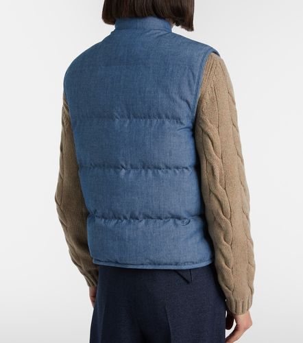 Chaqueta acolchada Kris de chambray de algodón - Loro Piana - Modalova