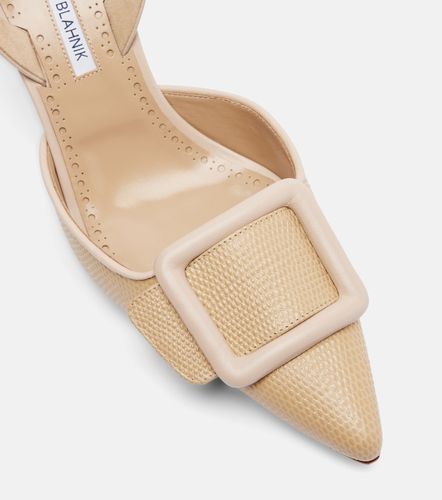 Maysli 70 leather slingback pumps - Manolo Blahnik - Modalova