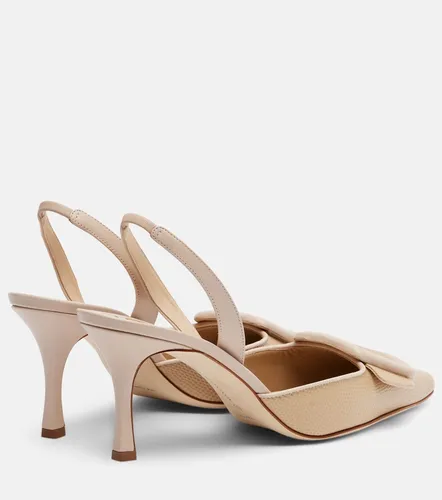 Maysli 70 leather slingback pumps - Manolo Blahnik - Modalova