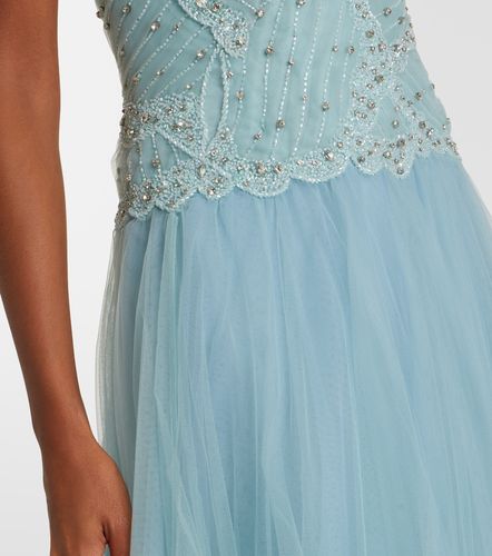 Vivienne embellished tulle gown - Costarellos - Modalova