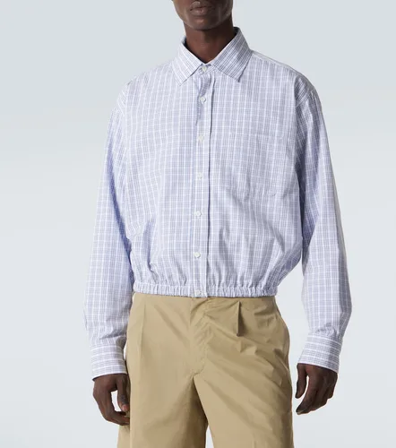 Prada Checked gathered cotton shirt - Prada - Modalova