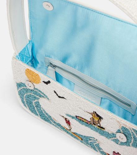Borsa a spalla Tommy con paillettes - Staud - Modalova