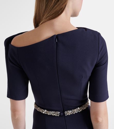 Stephanie embellished draped crepe gown - Safiyaa - Modalova