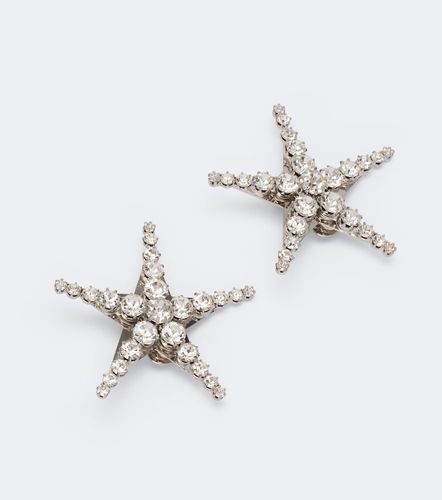 Crystal-embellished earrings - Alessandra Rich - Modalova