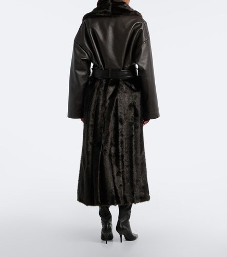 Magda Butrym Mantel mit Leder - Magda Butrym - Modalova
