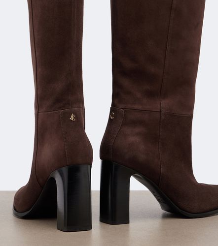 Stiefel Bibi aus Veloursleder mit Shearling - Jimmy Choo - Modalova