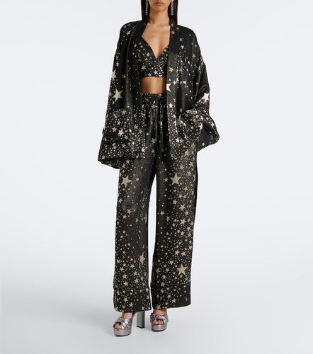 Top envolvente de jacquard en mezcla de seda - Dolce&Gabbana - Modalova