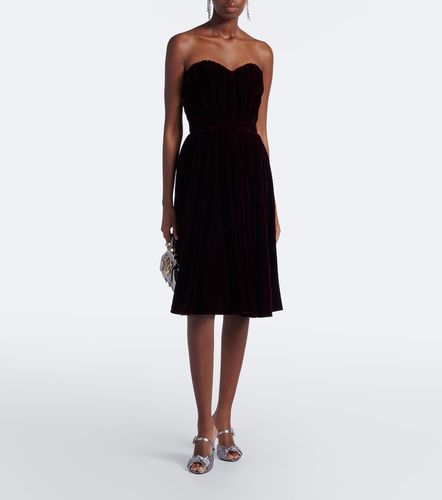 Bustier-Kleid aus Samt - Dolce&Gabbana - Modalova