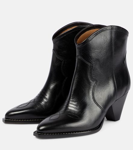 Darizo leather ankle boots - Isabel Marant - Modalova