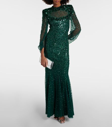Jenny Packham Abito lungo in tulle - Jenny Packham - Modalova