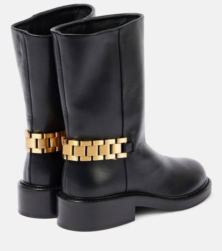 Ankle Boots aus Leder - Victoria Beckham - Modalova