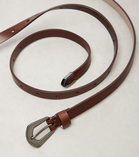 Cinturón de piel - Brunello Cucinelli - Modalova