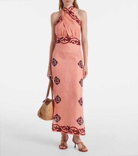 Vestido largo Energetic Patterns de lino - Johanna Ortiz - Modalova