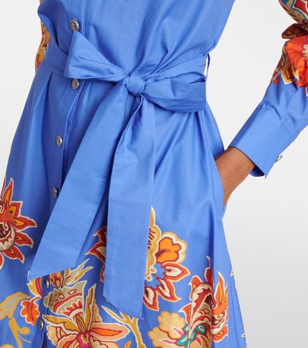 Vestido largo de algodón con cinturón - Etro - Modalova