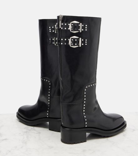 Stivali biker Brooklyn in pelle - Jimmy Choo - Modalova