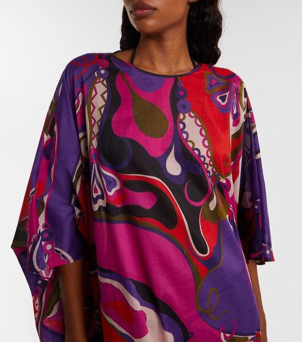 Abito lungo Orchidee in cotone - Pucci - Modalova