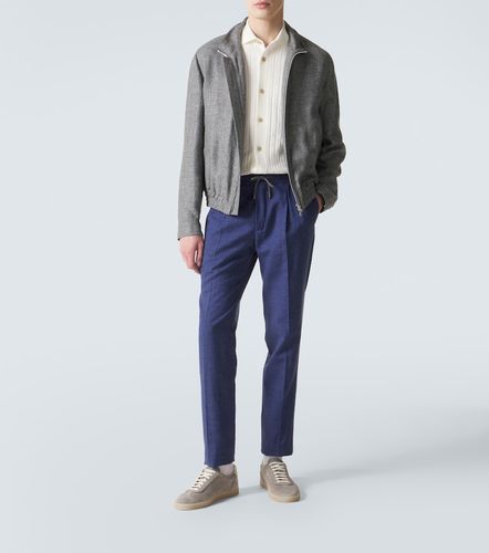 Pantaloni in lino, lana e seta - Slowear - Modalova