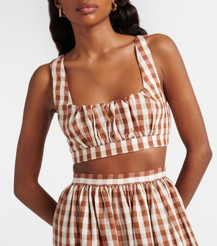 Ida gingham linen crop top - Faithfull - Modalova