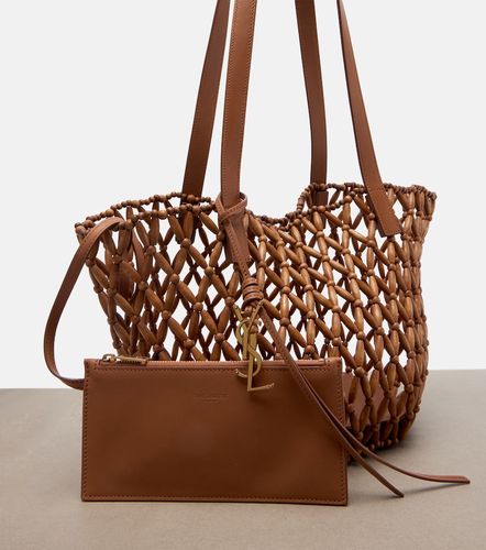 Bolso cesta Panier Small de madera - Saint Laurent - Modalova